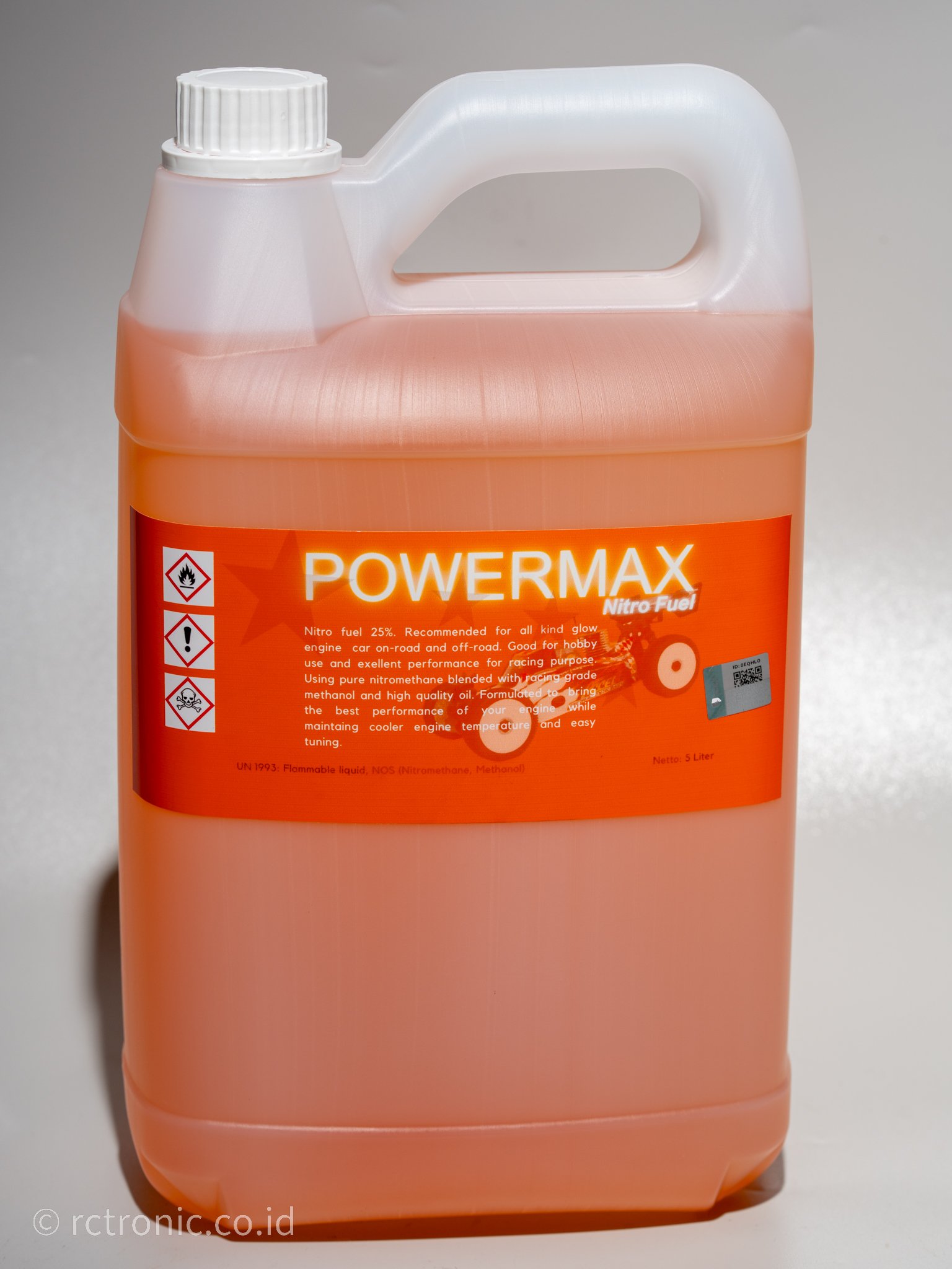 powermax rc fuel 25% nitro 5 liter powermax rc fuel 25% nitro-5L