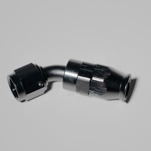 an6 45 deg swivel ptfe hose end